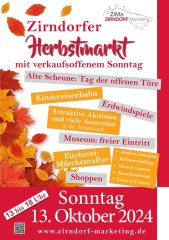 Herbstmarkt in Zirndorf am 13. Oktober 2024